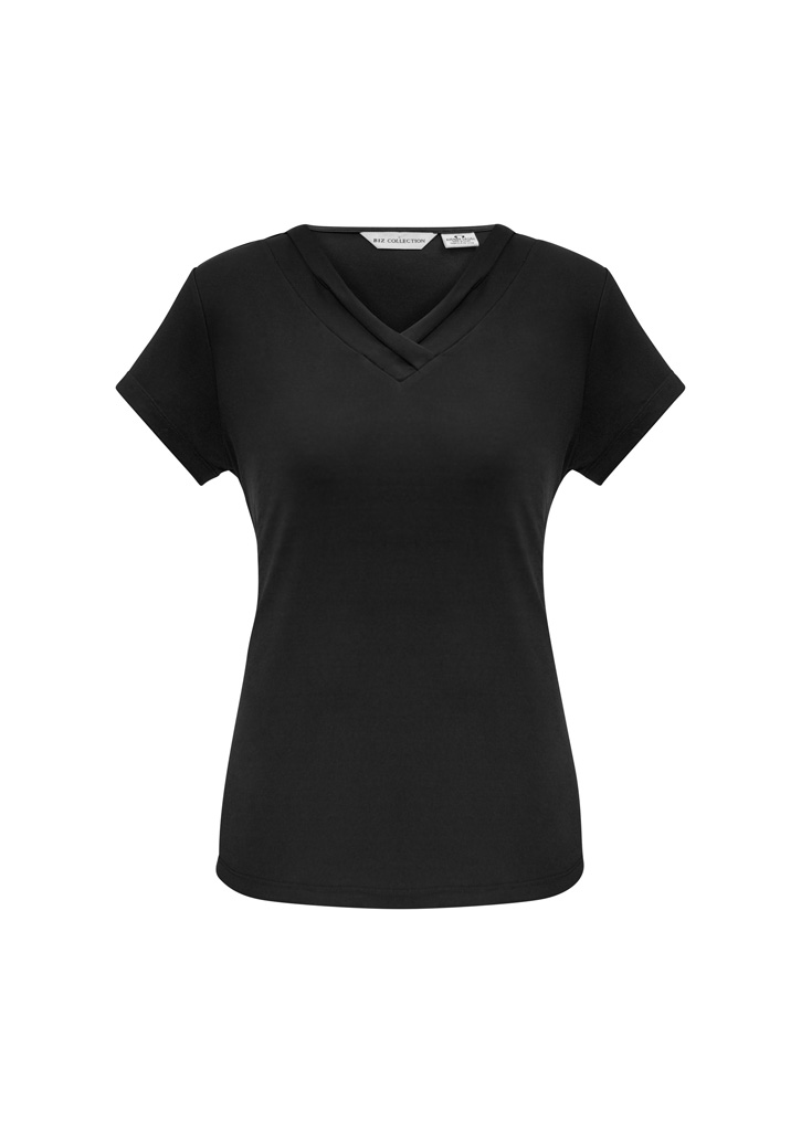 Biz Collection Womens Lana Short Sleeve Top-Biz Collection