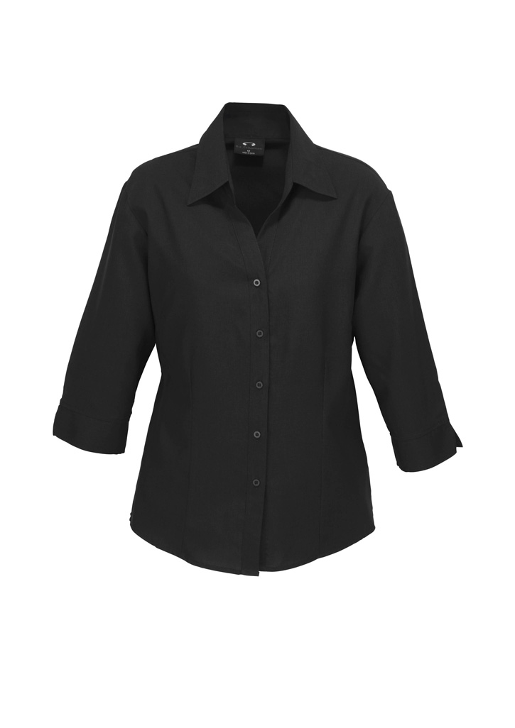 Biz Collection Womens Oasis Three Fourth Sleeve Shirt-Biz Collection