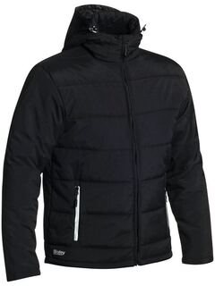 Puffer Jacket with Adjustable Hood-Bisley