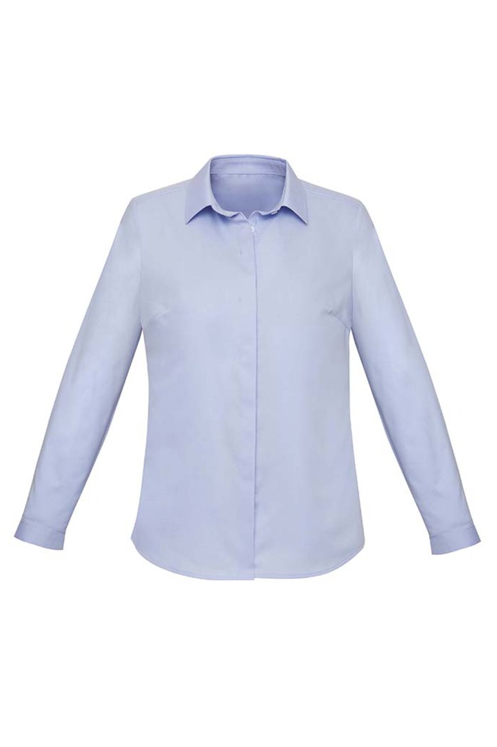 Biz Corporate Womens Charlie Long Sleeve Shirt-Biz Corporates