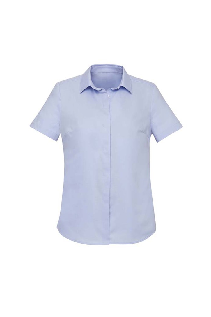 Biz Corporate Womens Charlie Short Sleeve Shirt-Biz Corporates