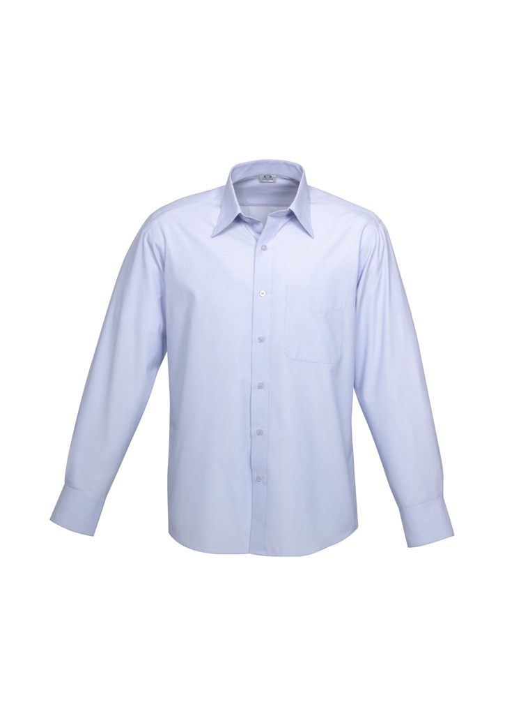 Biz Collection Mens Ambassador Long Sleeve Shirt-Biz Collection