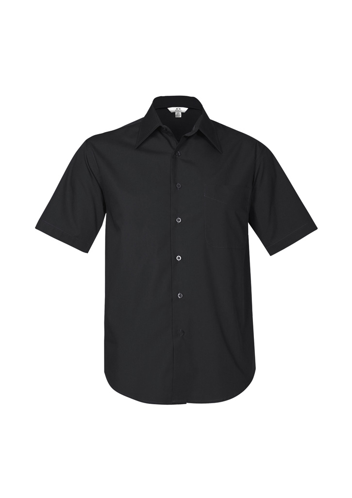 Biz Collection Mens Metro Short Sleeve Shirt-Biz Collection