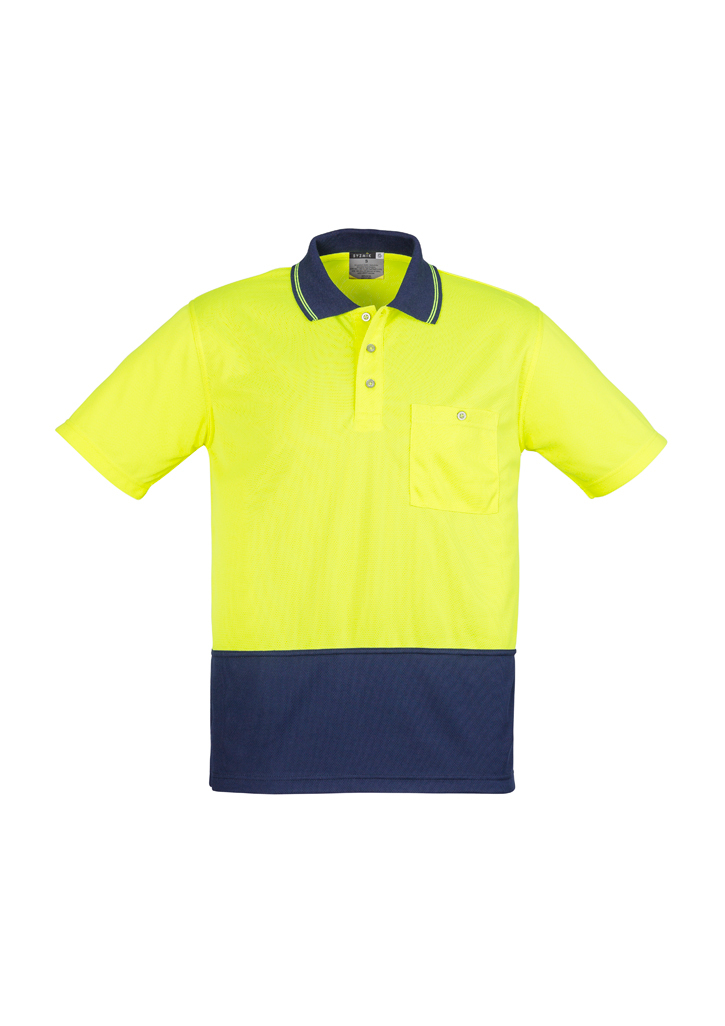 Syzmik Unisex Hi Vis Basic Short Sleeve Polo-Syzmik