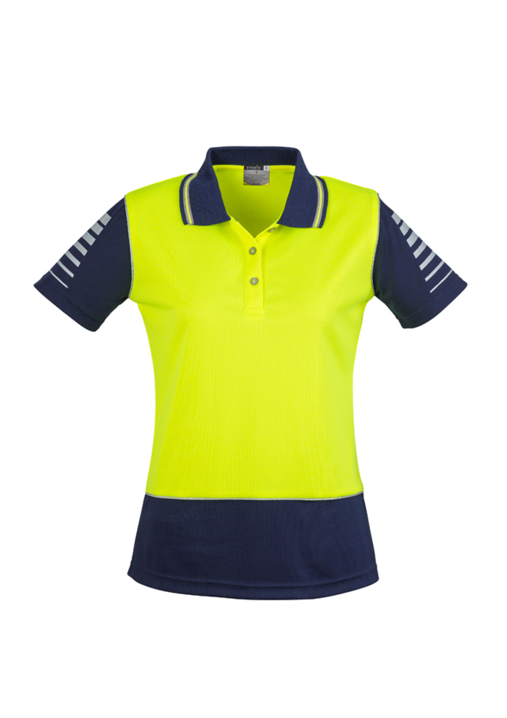 Syzmik Womens Hi Vis Zone Polo-Syzmik