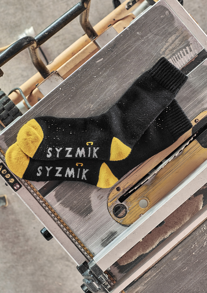 Syzmik Bamboo Work Socks - 3 Pack-Syzmik