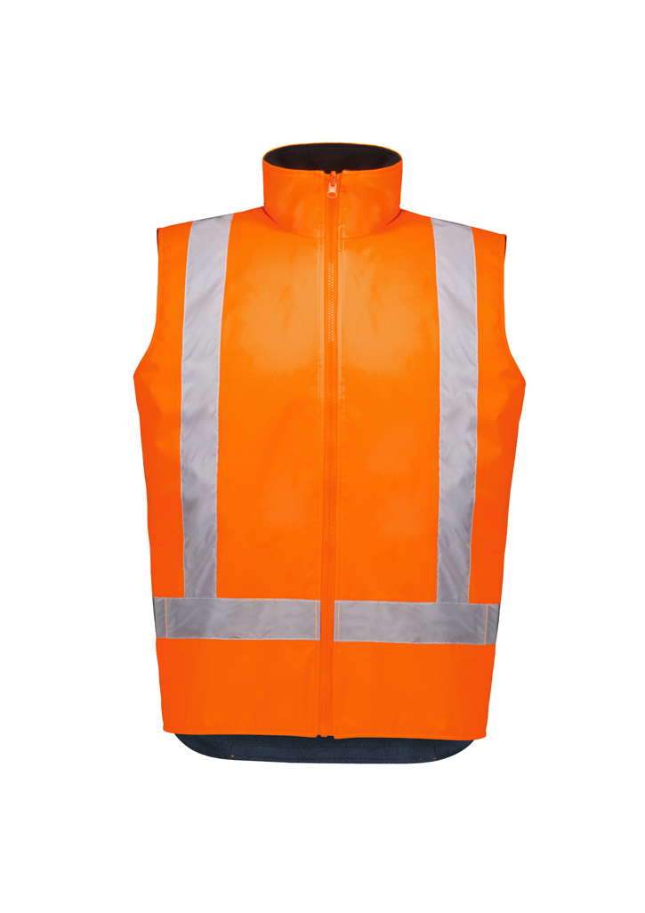 Unisex Hi Vis Waterproof Reversible Vest-Syzmik