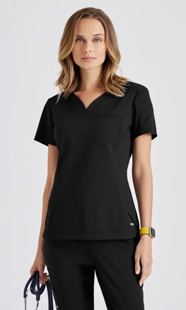 Greys Anatomy Spandex Stretch Capri Tuck-in Top-Greys Anatomy Spandex Stretch