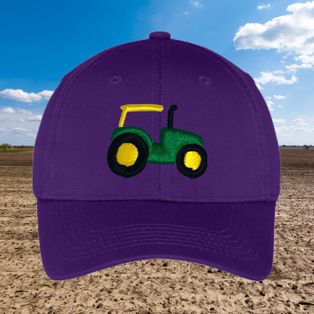 3D Tractor Embroidered Youth Cap-The Scrub Shoppe