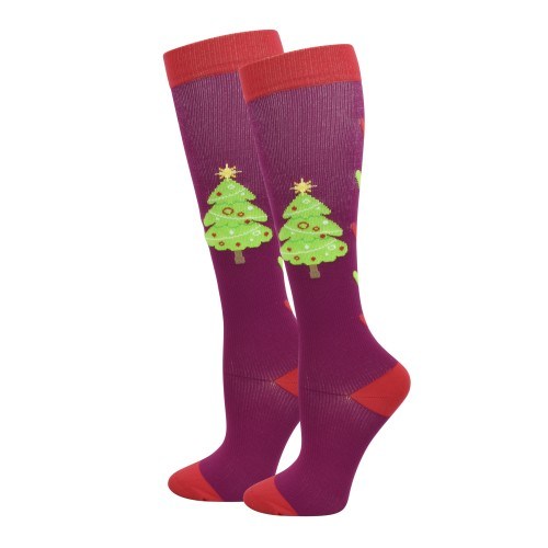 Oh Christmas Tree Compression Socks-Think Medical