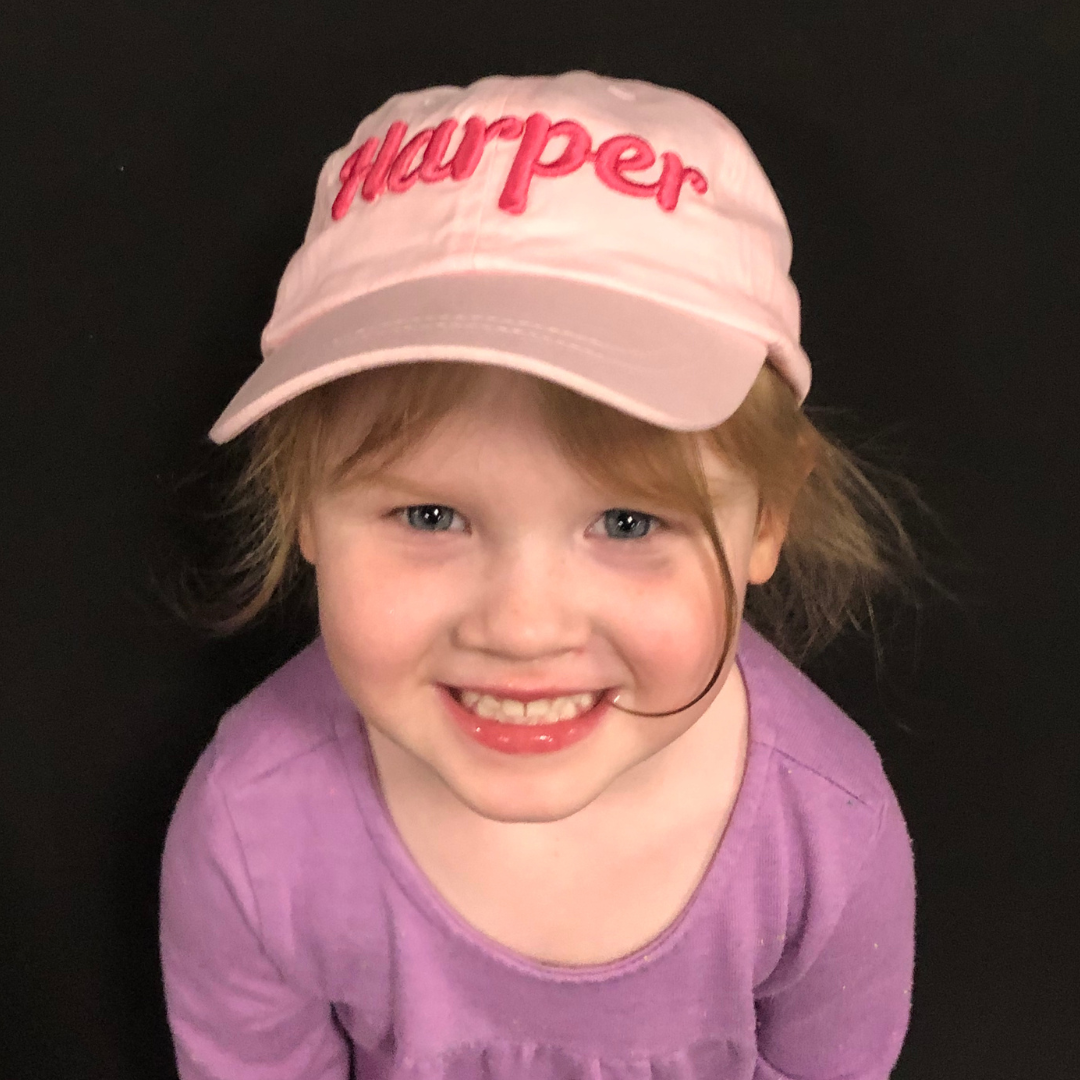 3D Embroidered Name Toddler Cap-kystitchcraft