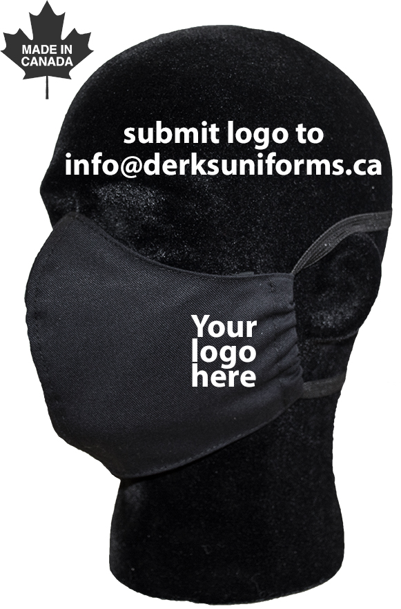 Custom Logo Face Mask-Derks Uniforms