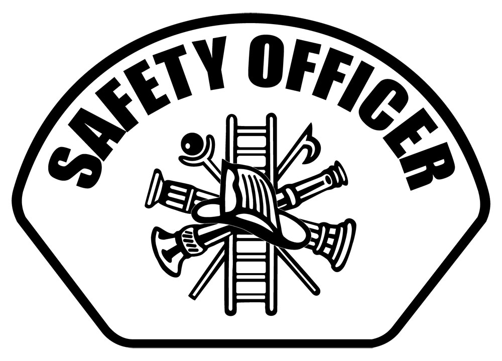 Safety Officer - Front Helmet Decal-