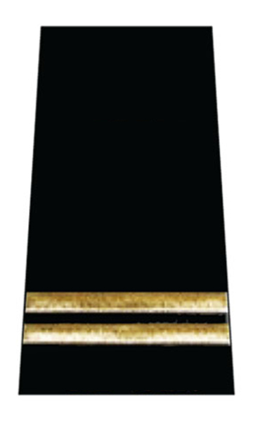 2 Gold Bars Slip-On-Derks Uniforms