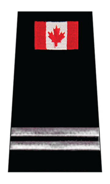 2 Silver Bars + Flag Slip-On-Derks Uniforms