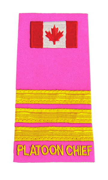 Platoon Chief 3 Braid Slip-On With Canadian Flag-Derks Uniforms