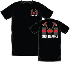 Fire Rescue T-Shirt-Derks Uniforms