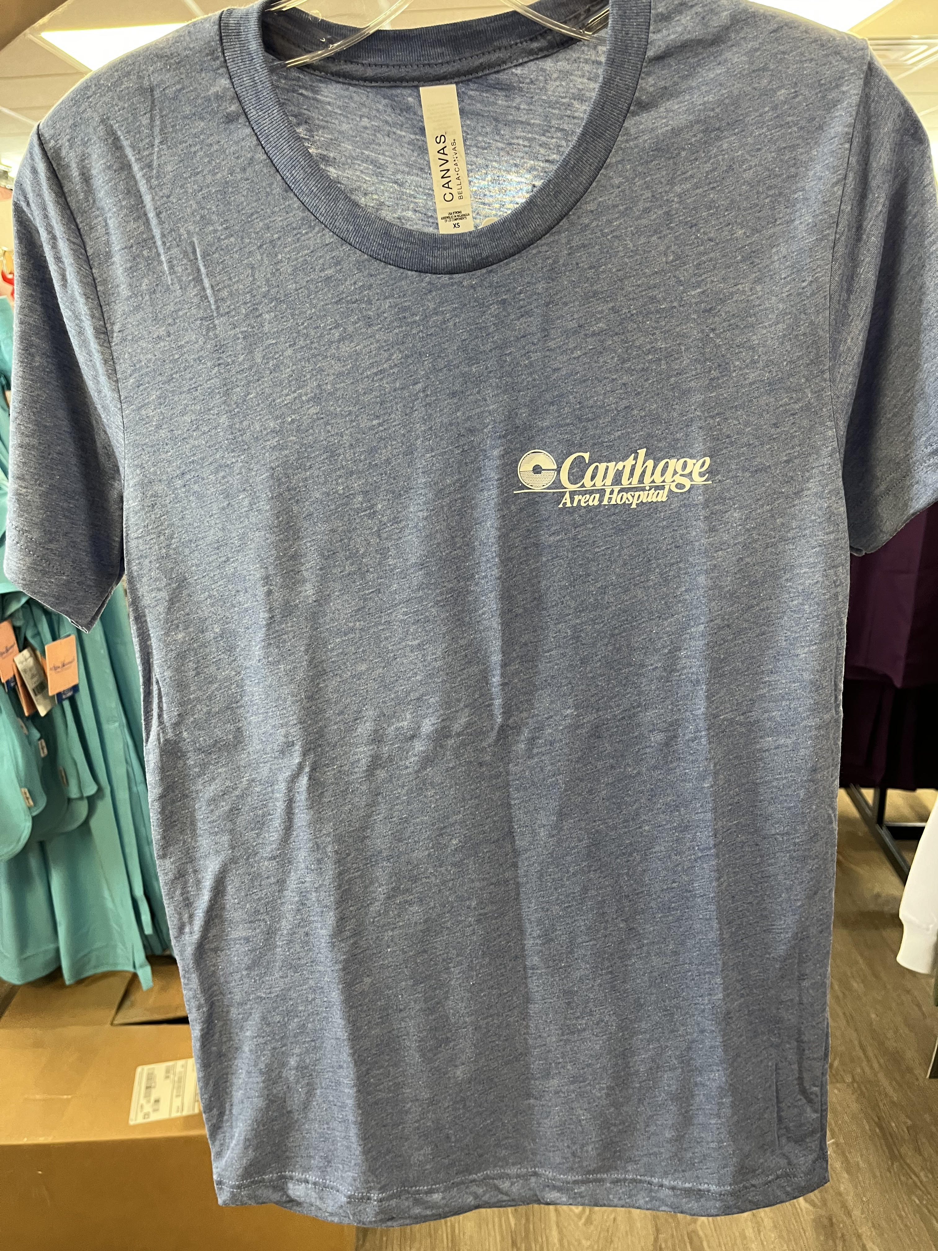 Carthage Blue Short Sleeve-The Scrub Hub