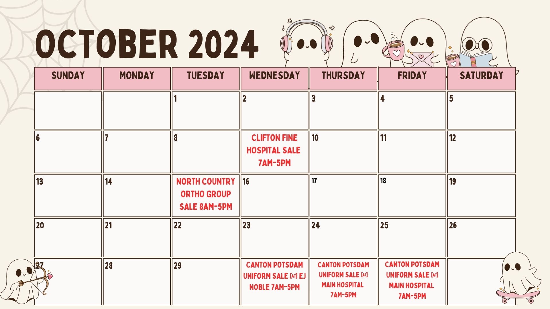 PinkandBrownCuteGhostSpookyIllustrationOctober2024Calendar1.jpg