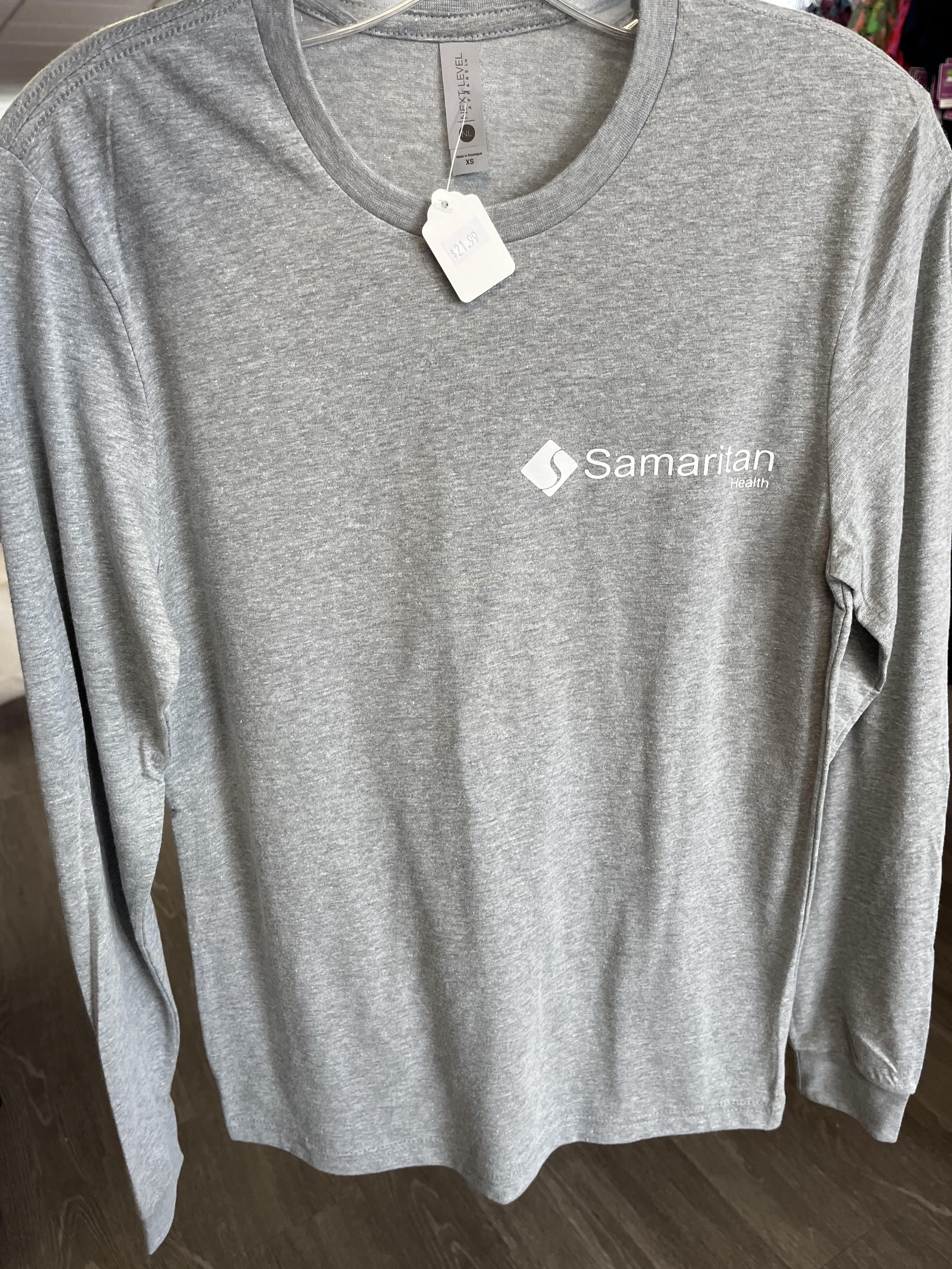 SMC long sleeve heather grey t shirt -The Scrub Hub