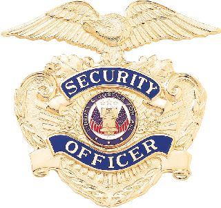 Security Officer Cap Badge-