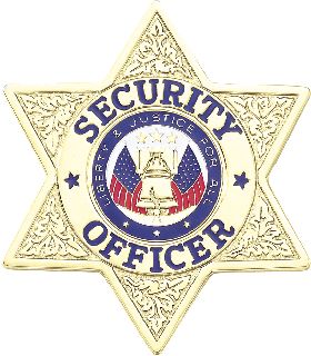 A-7317 Security Officer Badge-