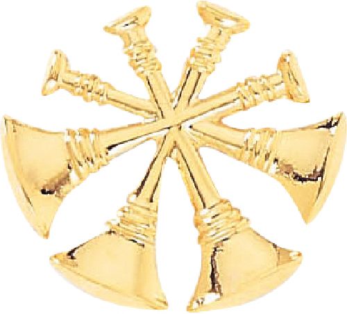 4-Crossed Bugles-Blackinton Insignia and Recognition