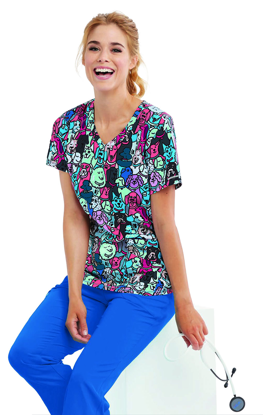 Printed Scrubs