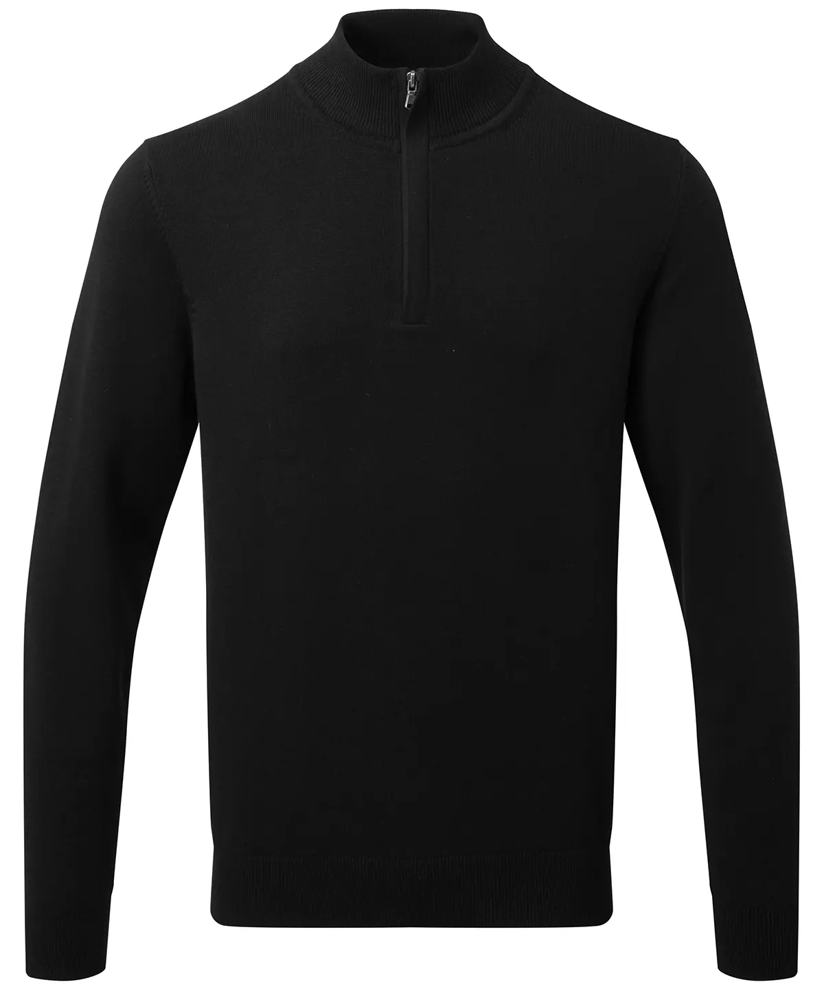 Men&#8216;s cotton blend ¼ zip sweater-Asquith &#38; Fox