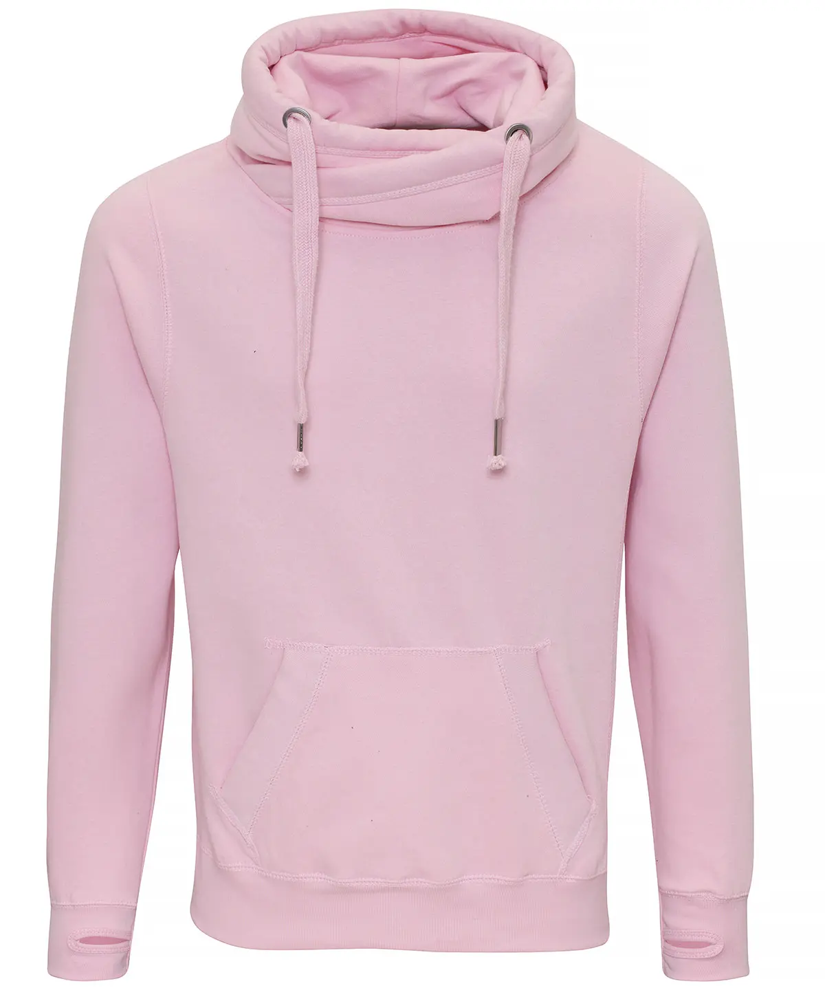 Cross neck hoodie-AWDis Just Hoods