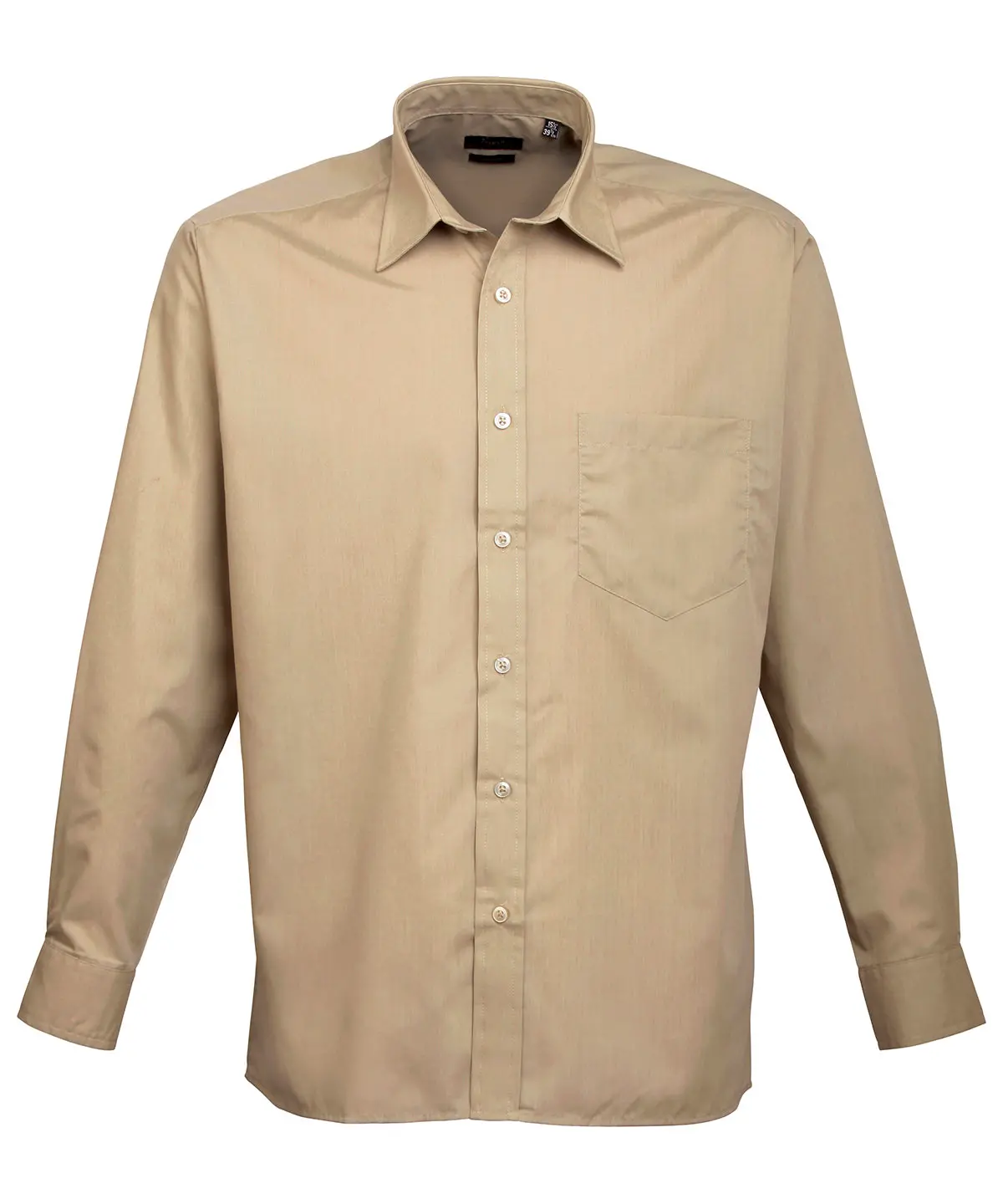 Long sleeve poplin shirt-Premier