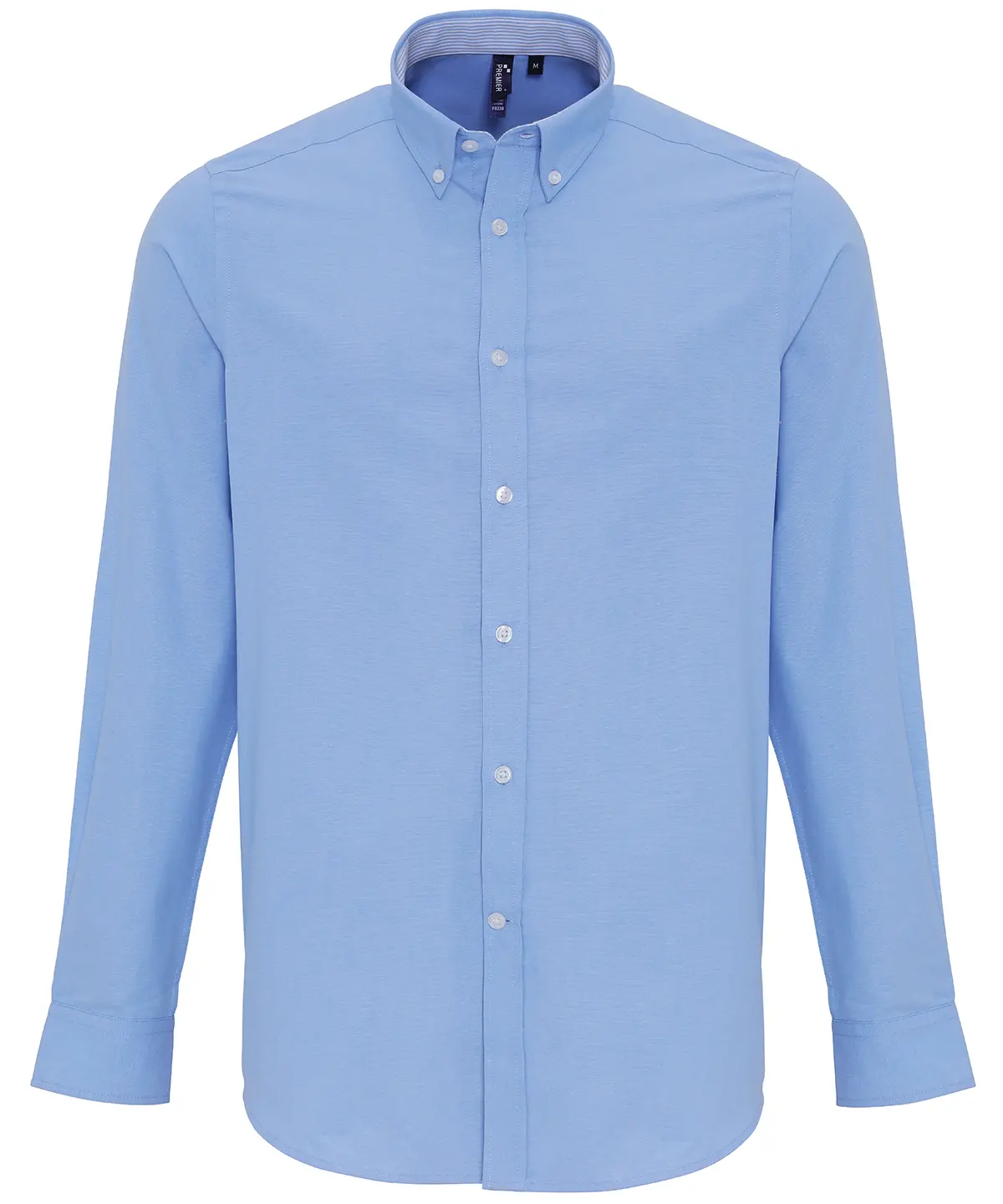 Cotton-rich Oxford stripes shirt-Premier