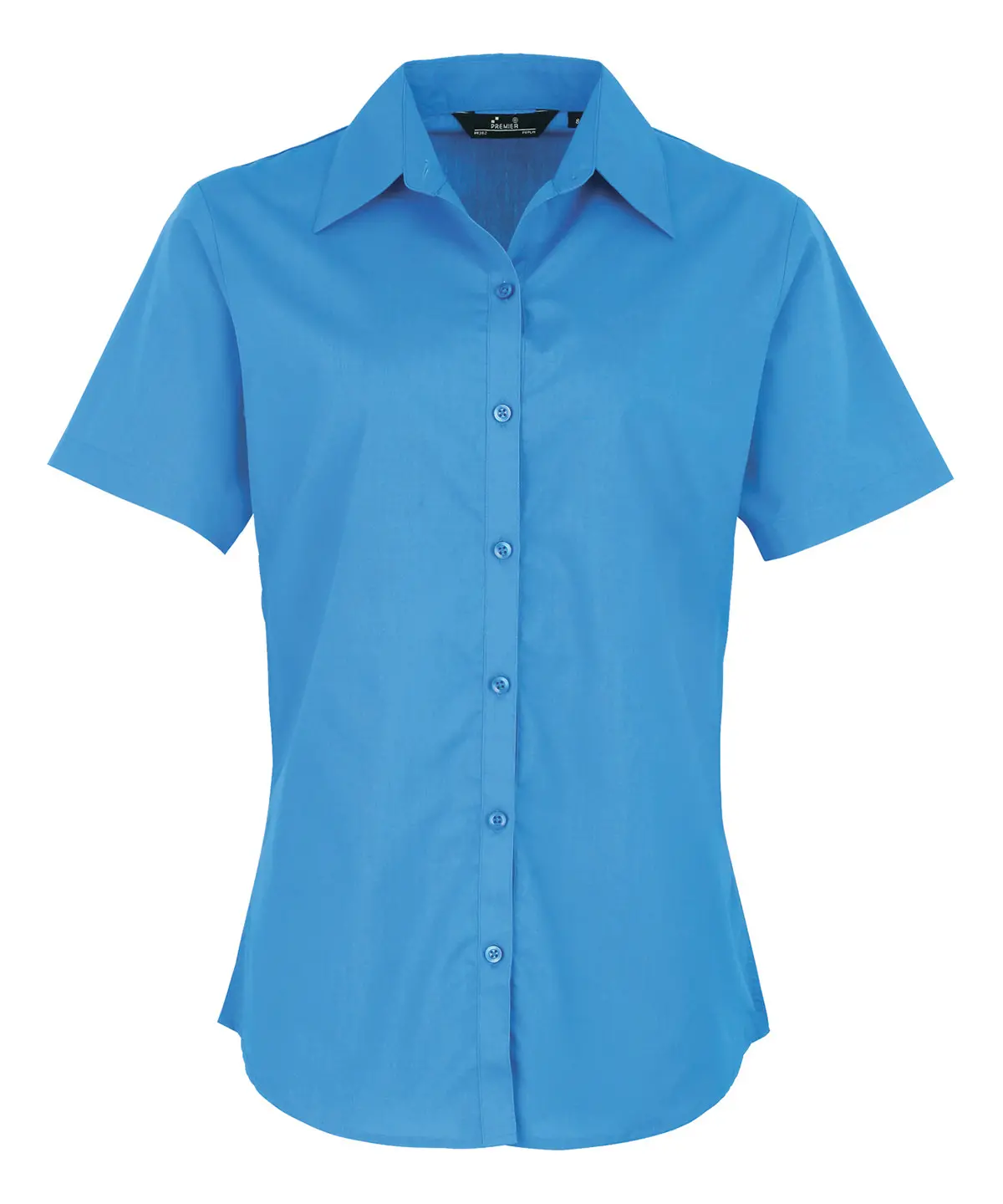 Women&#8216;s short sleeve poplin blouse-Premier