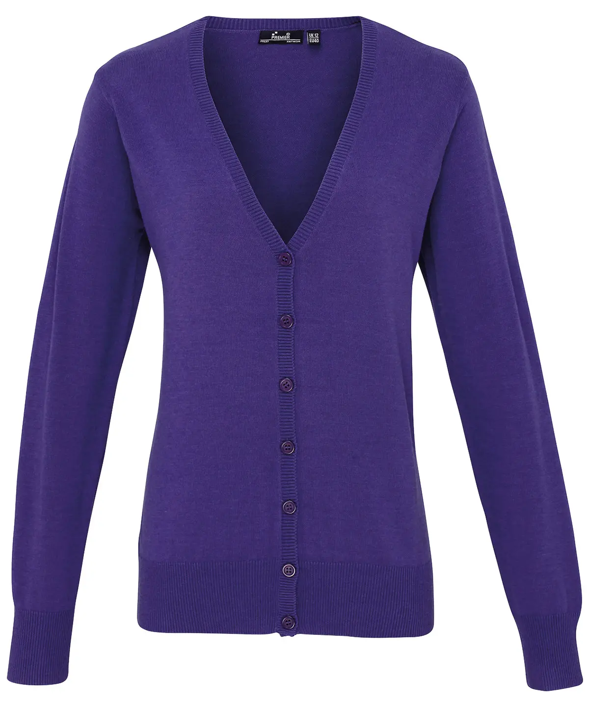 Women&#8216;s button-through knitted cardigan-Premier