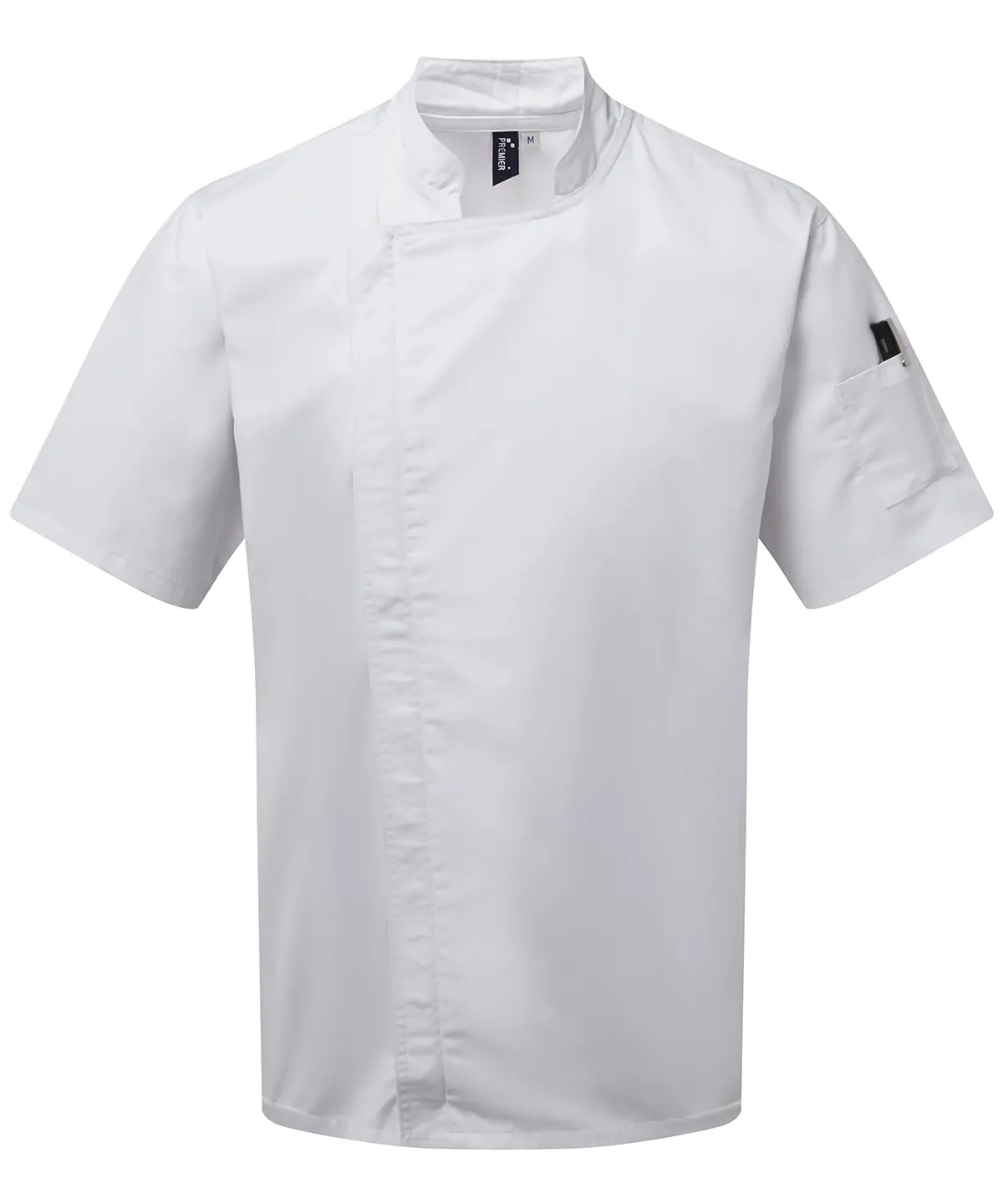 Chef&#8216;s zip-close short sleeve jacket-Premier