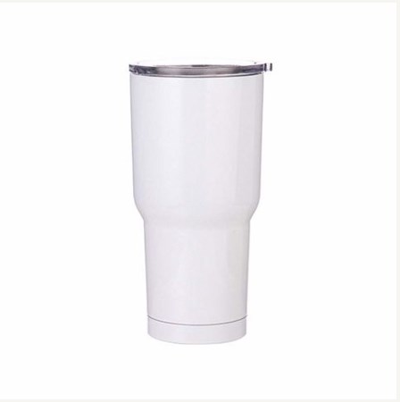 30oz White Travel Tumbler-MIA