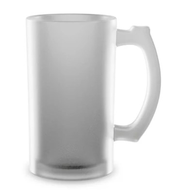 16oz Frosted Glass Stein-MIA