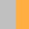 Silver/orange