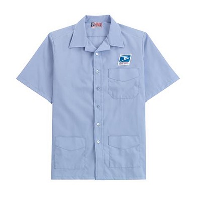 USPS Letter Carrier 65% Poly/35% Cotton Women&#8216;s Short Sleeve Shirt Jac-Flying Cross Postal Uniforms