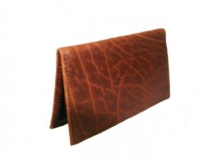 Tucson Bison Checkbook Cover-Boston Leather