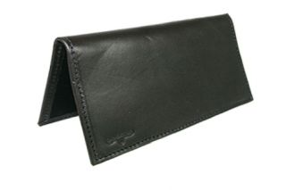 Brown Checkbook Cover-Boston Leather