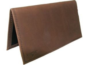 Copper Explorer Checkbook Cover-Boston Leather