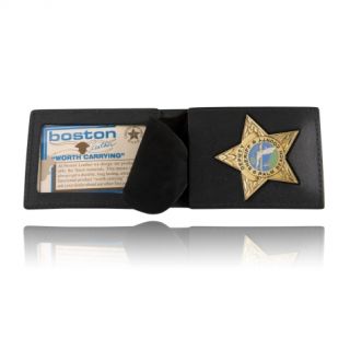 Billfold Badge Case-Boston Leather