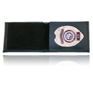 Billfold Style Badge Case-Boston Leather