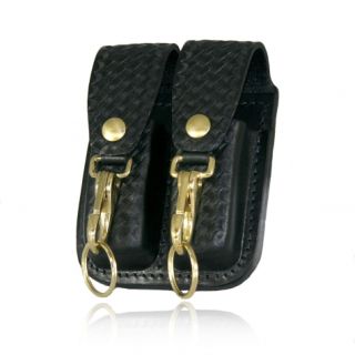 5601 Double Mag Pouch w/ Double Key Holder-Boston Leather