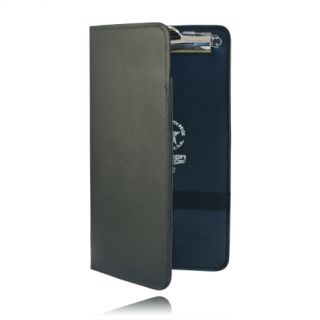 Citation Book Holder, 1 Pocket, 1 Clip-Boston Leather