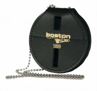 Deluxe 5889 With Clip&#44; Chain And Pouch-Boston Leather