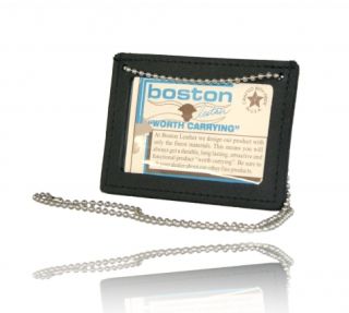 Horizontal Neck Chain 2 I.D. Holder-Boston Leather