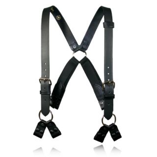 Fireman&#34;S Suspenders (8-Point Loop To Fit Morning Pride Turnout Gear)-Boston Leather