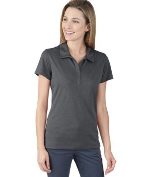 Womens Heathered Polo-Charles River Apparel